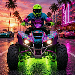 ATV Quad Bike Icon